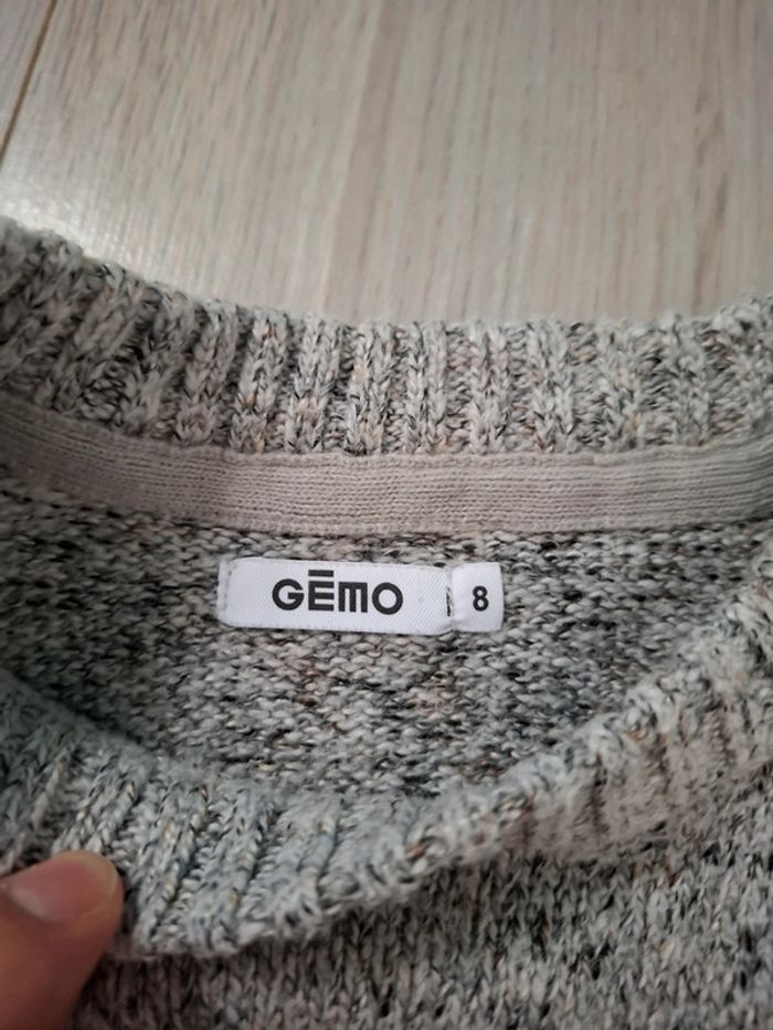 Pull fin ourson gris Gémo 8 ans - photo numéro 2