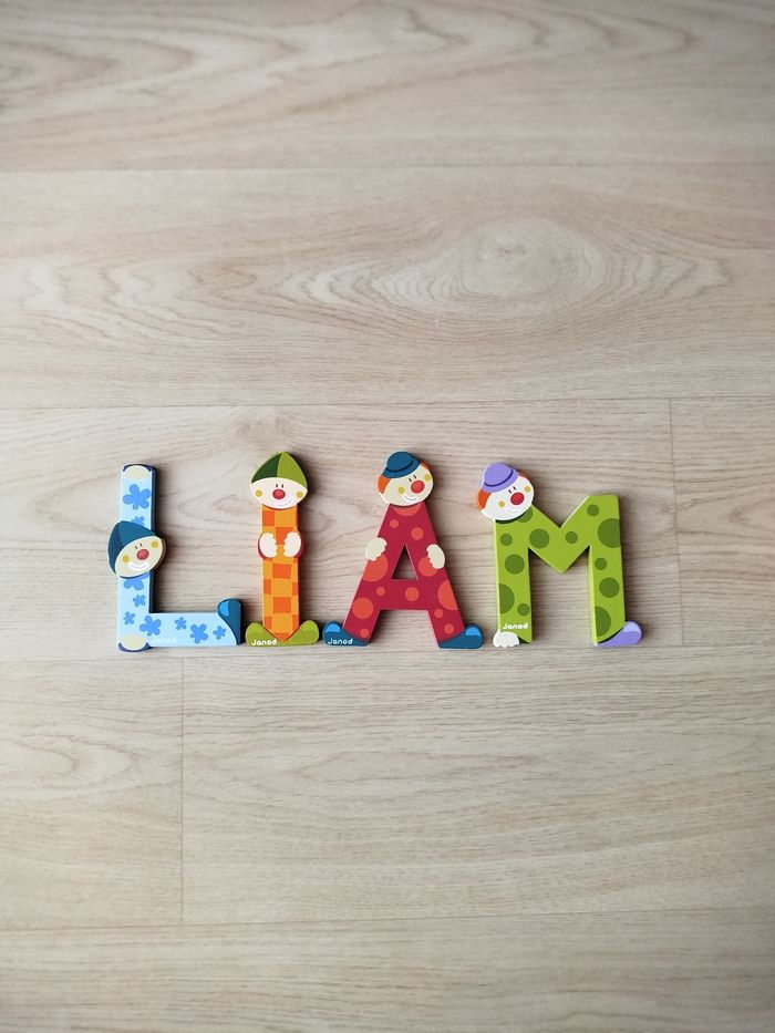 Lettres en bois janod