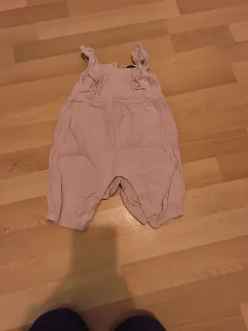 Salopette barboteuse tao 6 mois rose