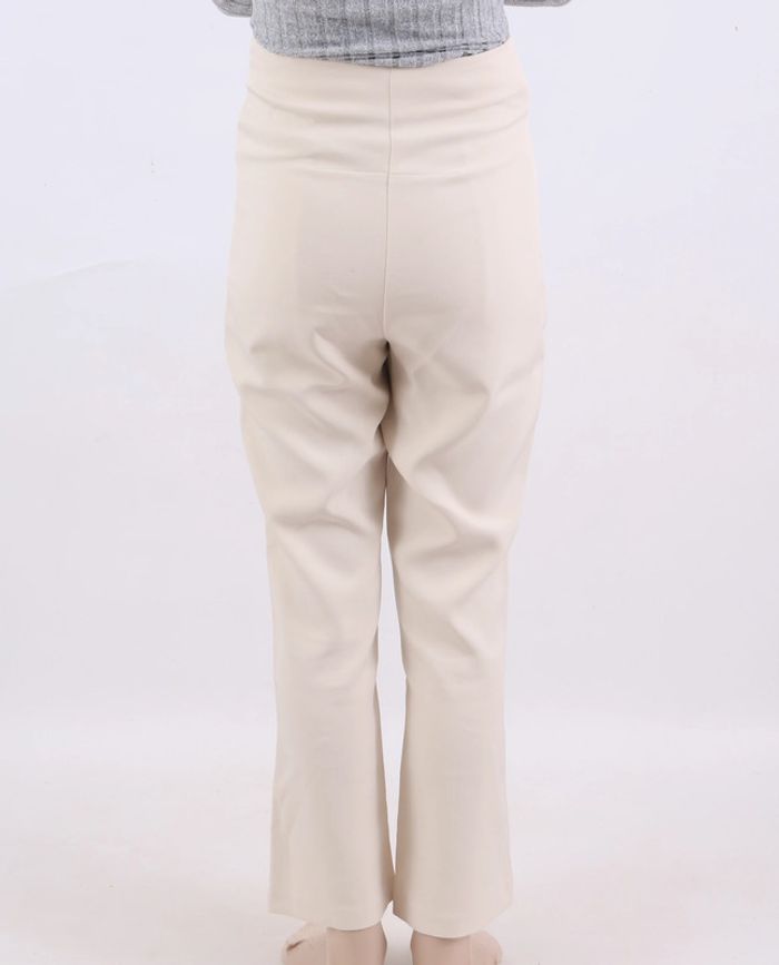 Pantalon tailleur crème/beige - photo numéro 2