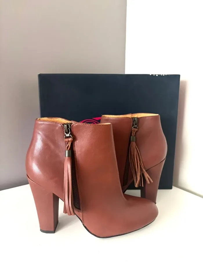 Bottines camel