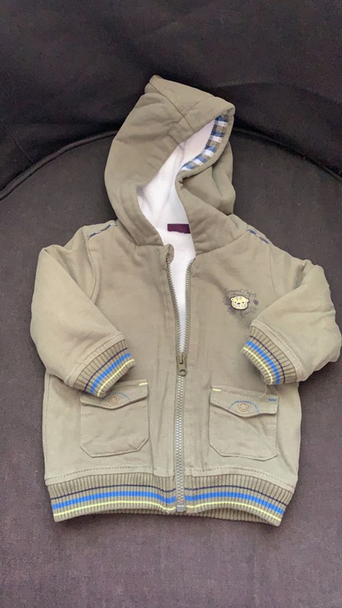 Veste à capuche doublée