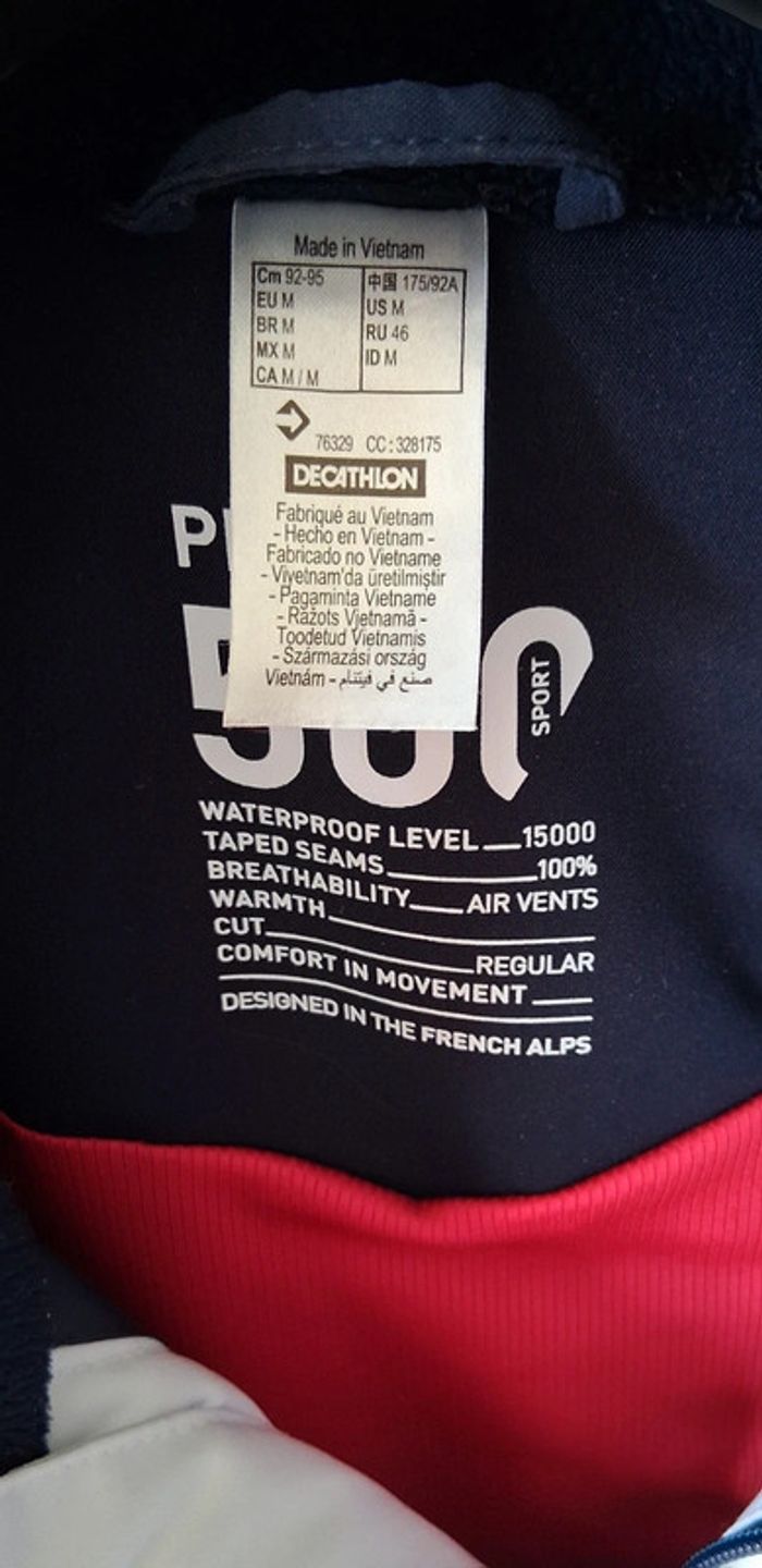 Manteau de ski homme wedze taille M - photo numéro 4