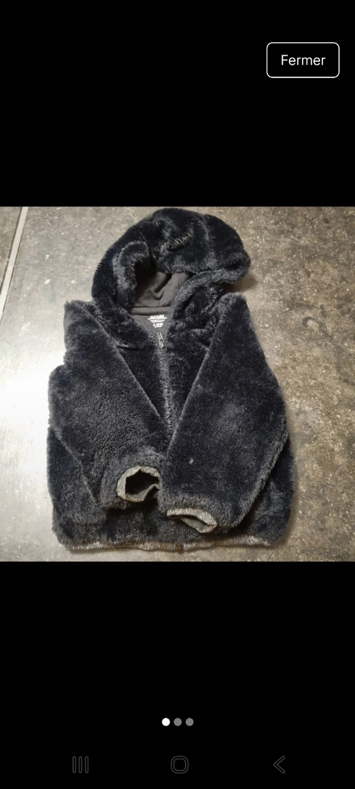 Gilet veste chaude fille