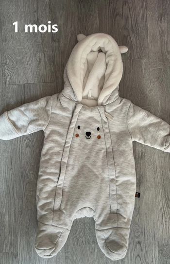 Combinaison 1 mois bébé
