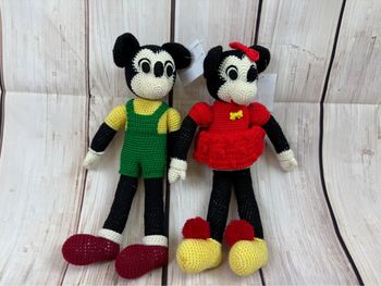 Peluches Disney Vintage import Japon Mickey & Minnie