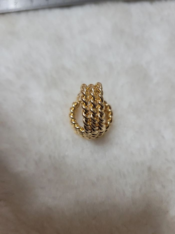 Clips petites créoles acier gold. - photo numéro 9