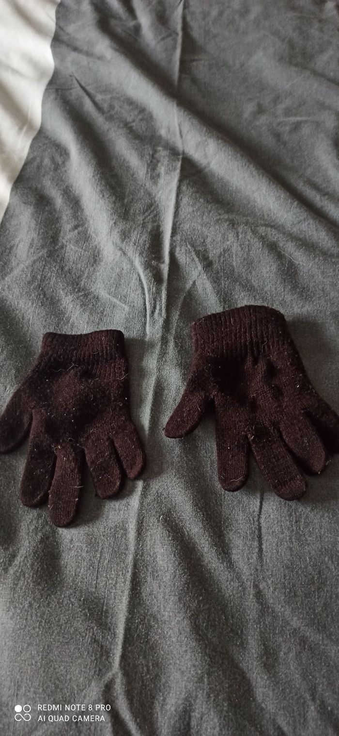 Gants marron 8 ans