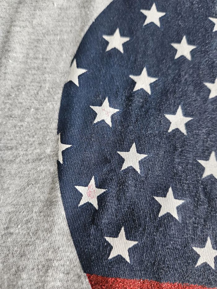Chemise de nuit femme - Taille S / 36 - Playboy - Gris avec drapeau américain - photo numéro 7