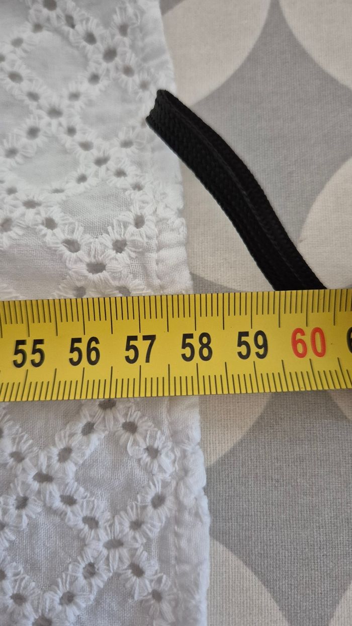 Chemise blanche broderie anglaise - photo numéro 7