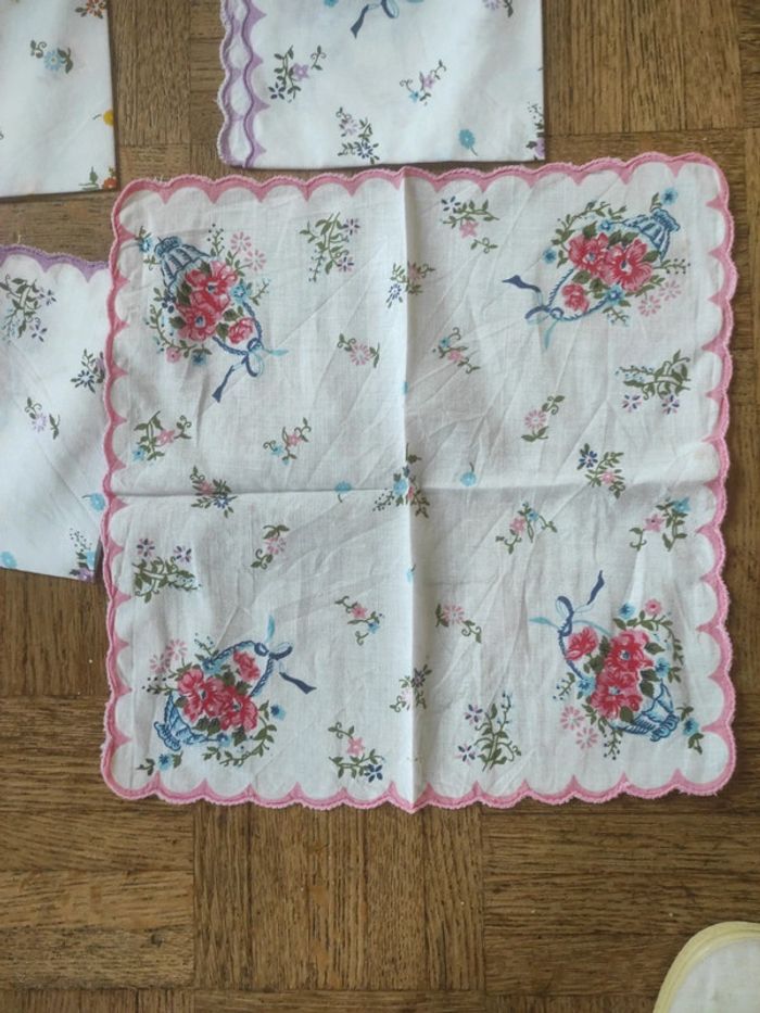 Lot 6 mouchoirs enfants - photo numéro 2