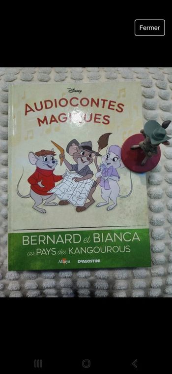 63ēme audioconte altaya deagostini livre&figurine disney audio compte comte magique magic