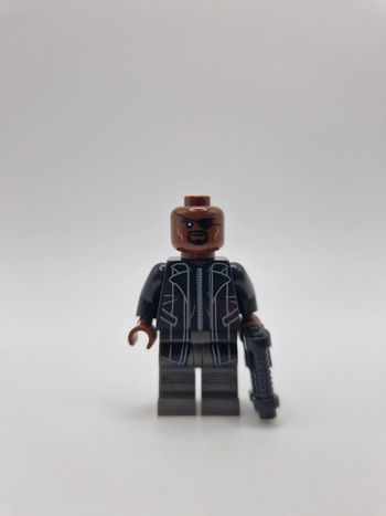 Figurine type lego Nick Fury Marvel