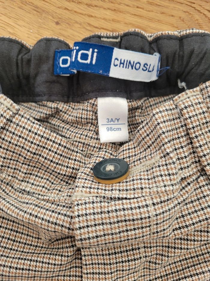 Pantalon chino slim - Okaïdi - 3 ans - photo numéro 3