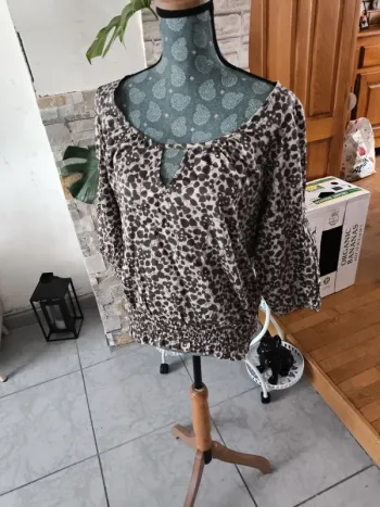 Blouse manches 3 quart