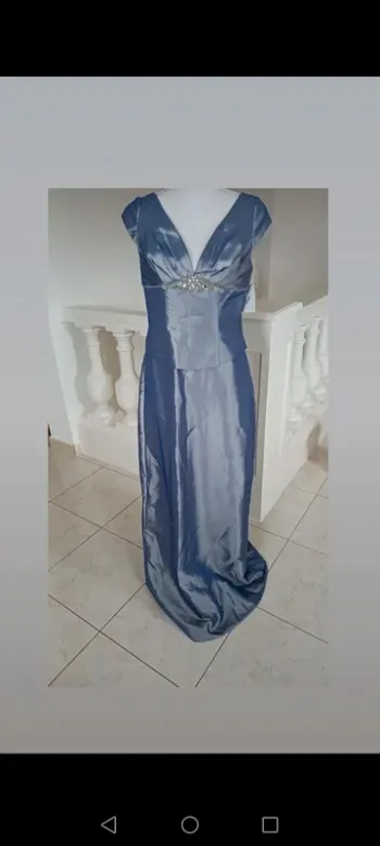 Robe de soirée manches courtes taille 38
