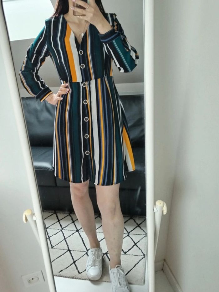 Robe à rayures
