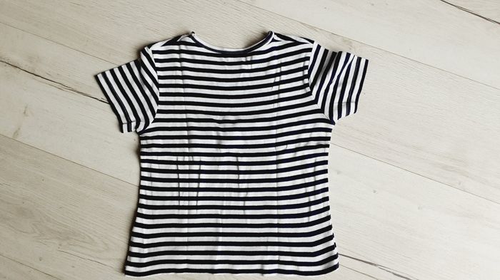 Vêtement mixte garçon fille tee-shirt manches courtes rayé Vert Baudet 8 ans - photo numéro 4