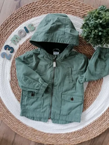 Veste verte à capuche - Tape à l'oeil - 23 mois
