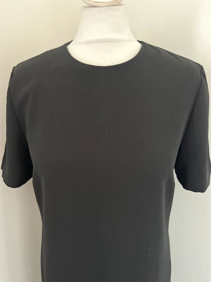 Robe noire bas franges Zara S - photo numéro 3