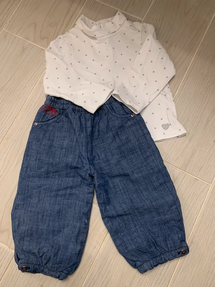 Ensemble hiver fille 12m