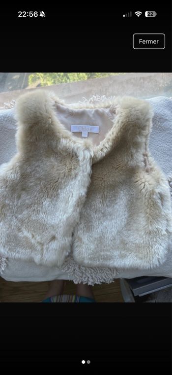 Fourrure sans manche Chloé 