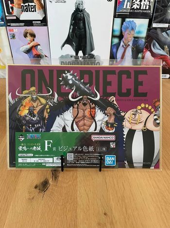 One Piece - Ichiban Kuji - Lot F Shikishi A4 Kaidou & King & Queen & Jack
