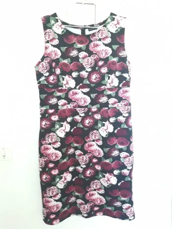 Robe fleurie néoprene 44