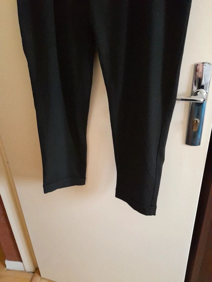 Pantalon à pinces noir - photo numéro 3