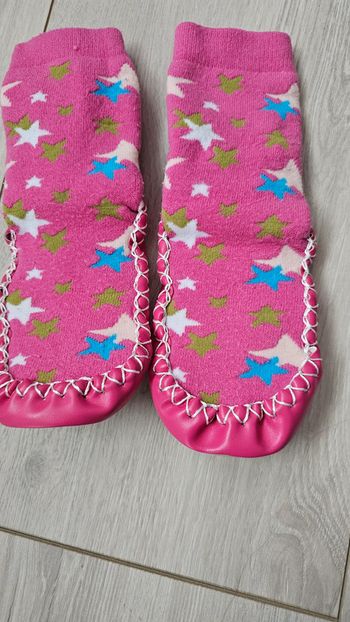 Chaussettes chaussons antidérapante T 23-26