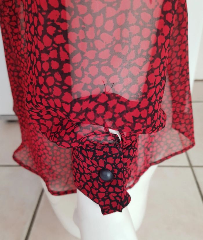 Blouse péplum transparente vintage - photo numéro 5