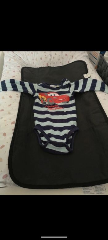 Bodies manche longue garçon Disney cars 6 mois