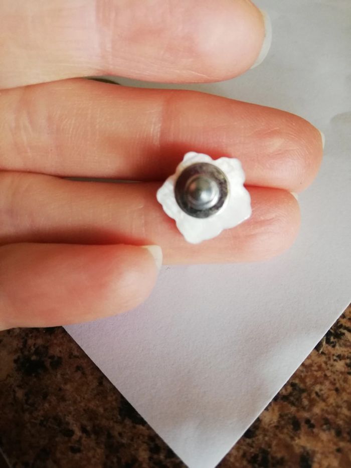 Magnifiques BO neuves vintage nacre - photo numéro 3