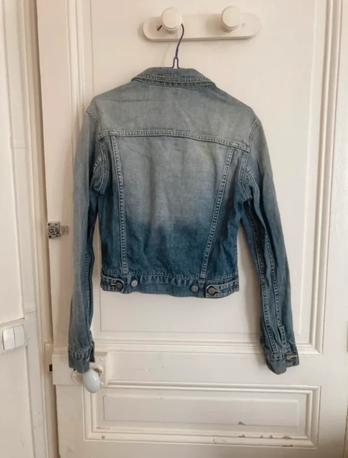 💥 Veste en jean délavé vintage – M.Dia (années 2000) - photo numéro 5