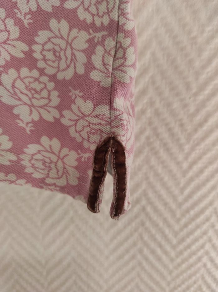 Polo joules rose et blanc 9/10 ans - photo numéro 9