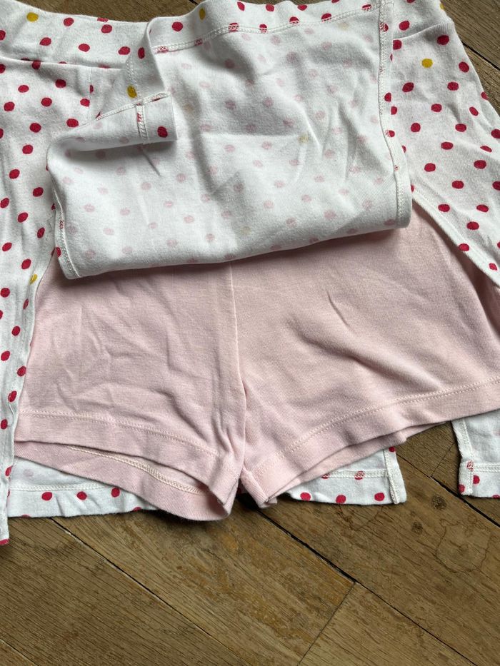 Jupe-short blanche à pois Petit Bateau 8 ans - photo numéro 3