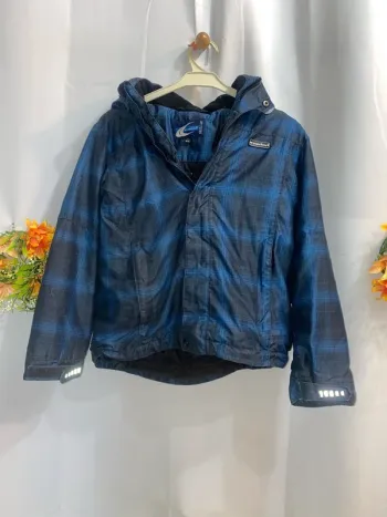 Parka bleu noir Everton taille 8 ans - n95m