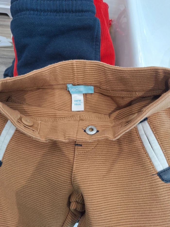 Pantalon marron bébé garçon 6 mois obaïbi - photo numéro 2