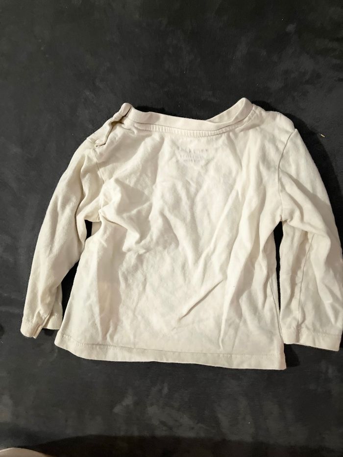 Lot de 4 t-shirt manche longue bébé (fille) - photo numéro 9