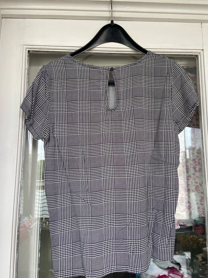 Blouse motif nid de poule - photo numéro 3