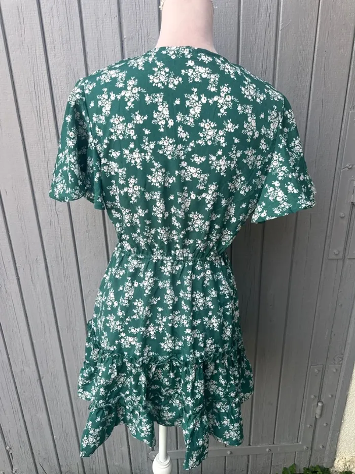 Robe d’été manches courtes fleurie colorée SHEIN 36/S - photo numéro 4