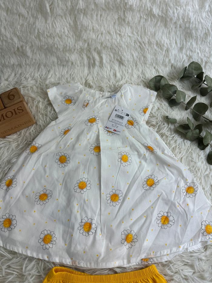 Robe et bloomer p’tit bisou taille 6 mois - photo numéro 3
