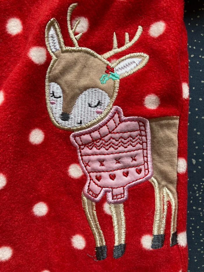 Pyjama de noël 6 mois (68cm) chaud - photo numéro 3