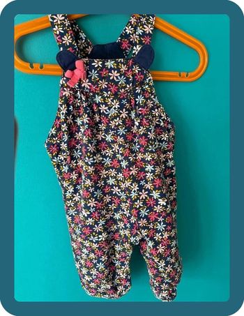 Jolie combinaison doublée sans pieds bébé 6 mois sergent major