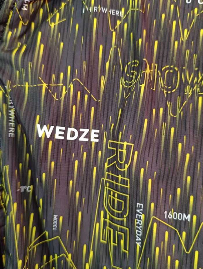 Doudoune réversible noir et verte wedze taille 14 ans - photo numéro 3