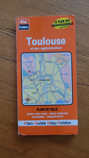 Carte Toulouse et son agglomération 