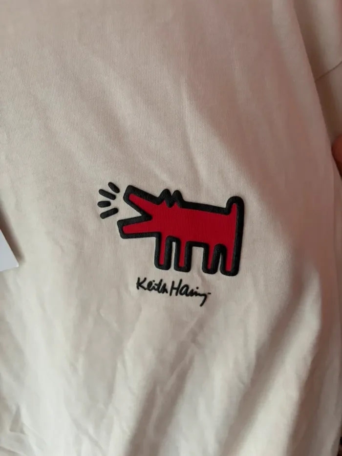 Tee shirt écru Keith Haring neuf avec étiquette - photo numéro 7