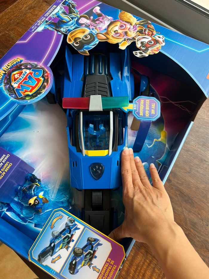 Véhicule interactif Deluxe Pat' Patrouille : La Super Patrouille - Chase Spin Master - photo numéro 2