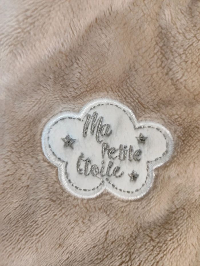 Doudou plat ourson ma petite étoile pommette - photo numéro 2