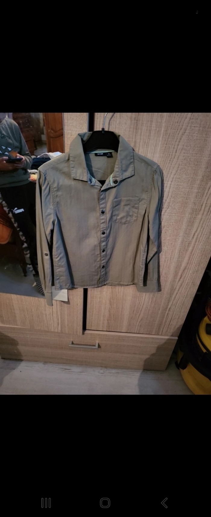 Chemise kaki